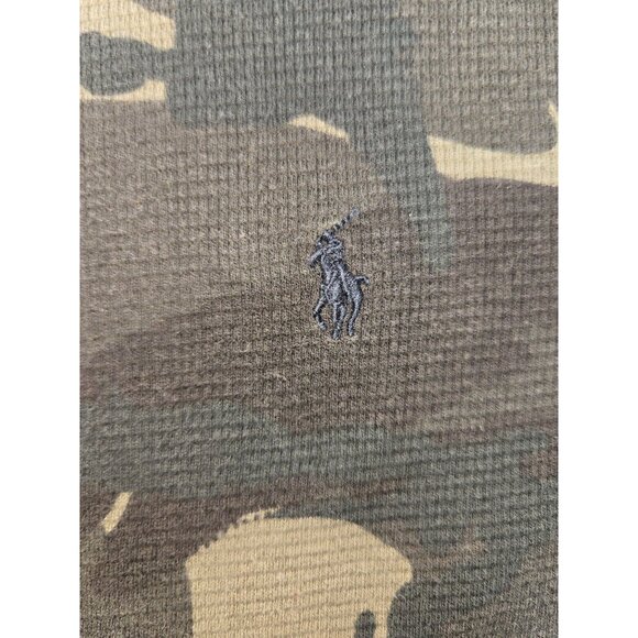 Polo Ralph Lauren Thermal Long Sleeve Waffle Camo Shirt Small - Picture 6 of 7